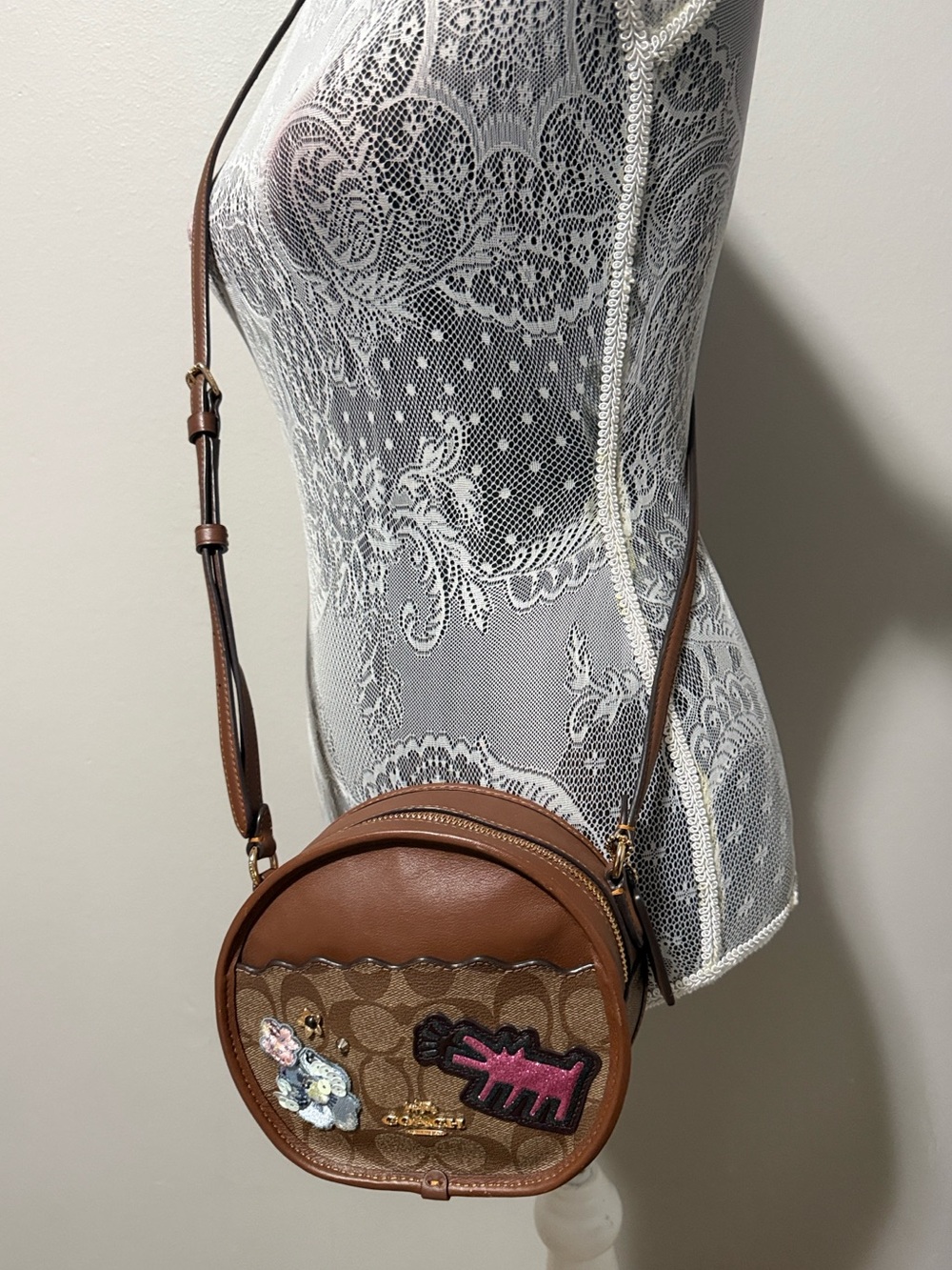 Coach x Keith Harring Canteen Crossbody Bag - Style F48730